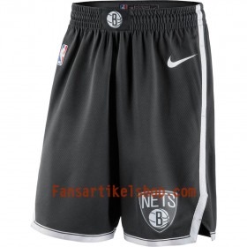 NBA Brooklyn Nets Herren Shorts Schwarz 2018-19 Nike Swingman